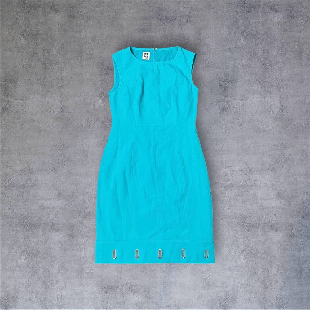 Turquoise Sleeveless Dress